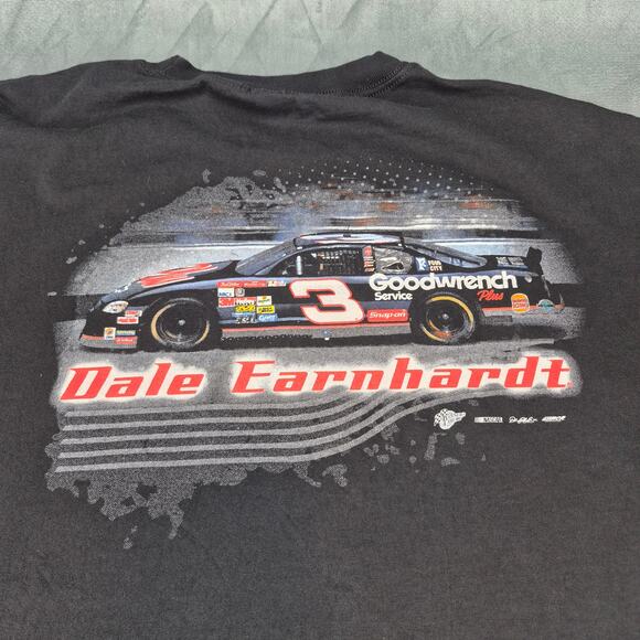 Dale Earnhardt NASCAR T-Shirt Mens 4XL Black Wrap Around Graphic USA - Picture 6 of 7